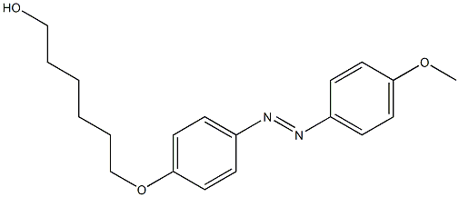 4-(6-Hydroxyhexyloxy)-4'-methoxyazobenzene Structure