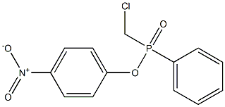 Chloromethyl(phenyl)phosphinic acid 4-nitrophenyl ester 구조식 이미지