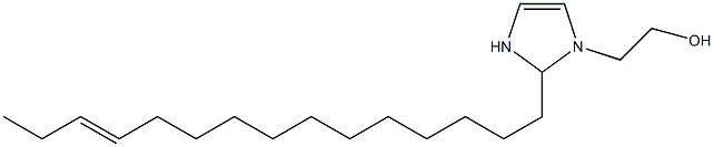 2-(12-Pentadecenyl)-4-imidazoline-1-ethanol 구조식 이미지