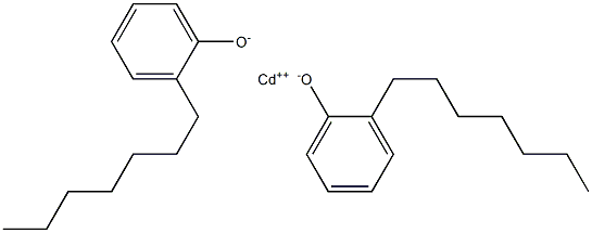 Cadmium bis(2-heptylphenolate) 구조식 이미지