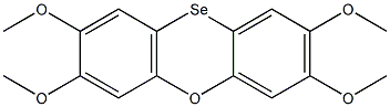2,3,7,8-Tetramethoxyphenoxaselenin Structure