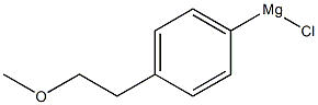 p-(2-Methoxyethyl)phenylmagnesium chloride 구조식 이미지
