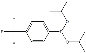 (4-Trifluoromethylphenyl)phosphonous acid diisopropyl ester Structure