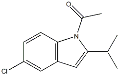 1-Acetyl-5-chloro-2-isopropyl-1H-indole Structure