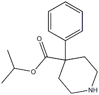 4-Phenyl-4-piperidinecarboxylic acid 1-methylethyl ester 구조식 이미지