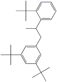 1-(3,5-Di-tert-butylphenyl)-2-(2-tert-butylphenyl)propane 구조식 이미지