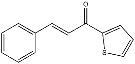 (2E)-1-(2-Thienyl)-3-phenyl-2-propene-1-one 구조식 이미지