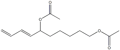 (3E)-5,10-Diacetoxy-1,3-decadiene Structure
