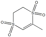 2,3-Dihydro-5-methyl-1,4-dithiin 1,1,4,4-tetraoxide Structure