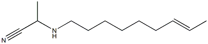 2-(7-Nonenylamino)propiononitrile 구조식 이미지