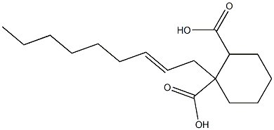 Cyclohexane-1,2-dicarboxylic acid hydrogen 1-(2-nonenyl) ester Structure