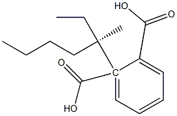 (-)-Phthalic acid hydrogen 1-[(R)-1-ethyl-1-methylpentyl] ester 구조식 이미지