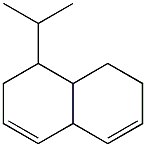 1,2,4a,7,8,8a-Hexahydro-8-isopropylnaphthalene Structure