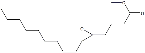 5,6-Epoxypentadecanoic acid methyl ester Structure