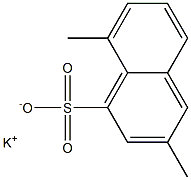 3,8-Dimethyl-1-naphthalenesulfonic acid potassium salt 구조식 이미지