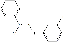 3-(3-Methoxyphenyl)-1-phenyltriazene 1-oxide 구조식 이미지