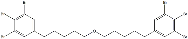 3,4,5-Tribromophenylpentyl ether Structure