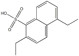 2,5-Diethyl-1-naphthalenesulfonic acid 구조식 이미지