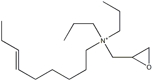 Dipropyl(6-nonenyl)glycidylaminium 구조식 이미지
