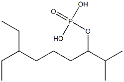 Phosphoric acid (1-ethylpropyl)isopropylbutyl ester 구조식 이미지