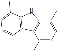 1,2,4,8-Tetramethyl-9H-carbazole 구조식 이미지