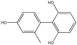 2'-Methyl-1,1'-biphenyl-2,4',6-triol Structure