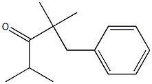 1-Phenyl-2,2,4-trimethyl-3-pentanone 구조식 이미지