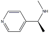 (-)-4-[(S)-1-(Methylamino)ethyl]pyridine 구조식 이미지