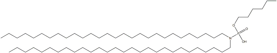 N,N-Dioctacosylamidophosphoric acid hydrogen hexyl ester 구조식 이미지