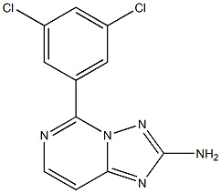 2-Amino-5-[3,5-dichlorophenyl][1,2,4]triazolo[1,5-c]pyrimidine Structure