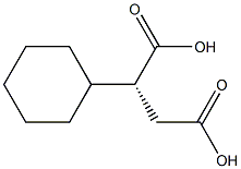 [R,(-)]-2-Cyclohexylsuccinic acid 구조식 이미지