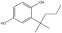 2-(1,1-Dimethylbutyl)hydroquinone 구조식 이미지