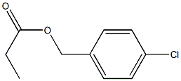 Propionic acid (4-chlorobenzyl) ester Structure