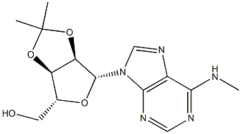 N-Methyl-2'-O,3'-O-(isopropylidene)adenosine Structure