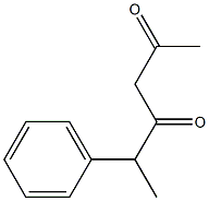 5-Phenyl-2,4-hexanedione 구조식 이미지