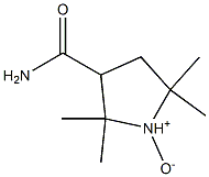 2,2,5,5-Tetramethyl-3-carbamoylpyrrolidine 1-oxide 구조식 이미지