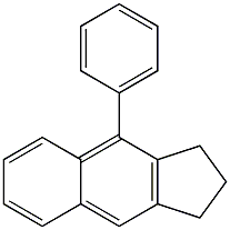 4-Phenyl-2,3-dihydro-1H-cyclopenta[b]naphthalene Structure