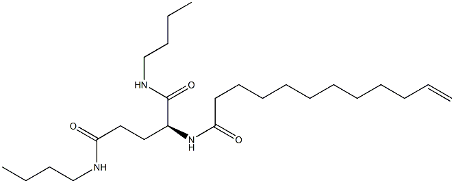 N2-(11-Dodecenoyl)-N1,N5-dibutylglutaminamide 구조식 이미지