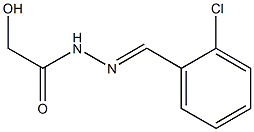 N'-(2-Chlorobenzylidene)-2-hydroxyethanoic acid hydrazide 구조식 이미지