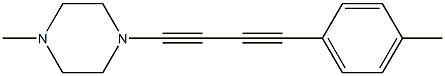 4-(4-Methylphenyl)-1-(4-methylpiperazino)-1,3-butanediyne 구조식 이미지