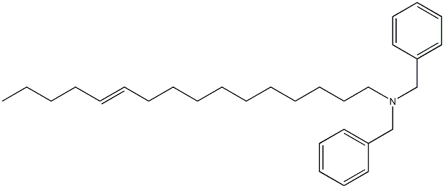 (11-Hexadecenyl)dibenzylamine 구조식 이미지