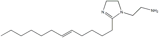 1-(2-Aminoethyl)-2-(5-dodecenyl)-2-imidazoline 구조식 이미지