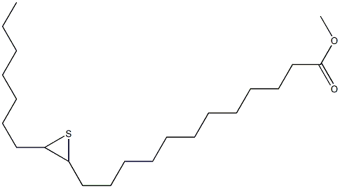 13,14-Epithiohenicosanoic acid methyl ester 구조식 이미지