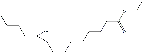 9,10-Epoxytetradecanoic acid propyl ester 구조식 이미지