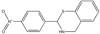 2-(4-Nitrophenyl)-3,4-dihydro-2H-1,3-benzothiazine 구조식 이미지