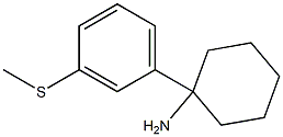 1-[3-(Methylthio)phenyl]cyclohexylamine 구조식 이미지