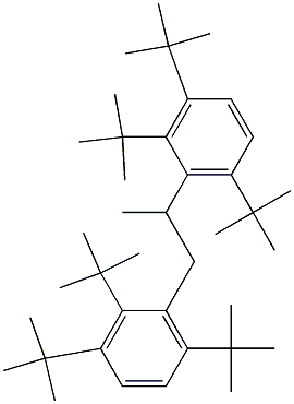 1,2-Bis(2,3,6-tri-tert-butylphenyl)propane Structure