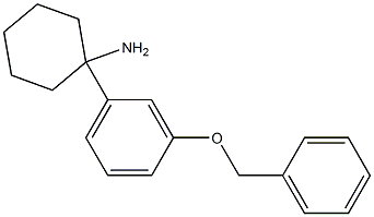 1-[3-(Benzyloxy)phenyl]cyclohexylamine 구조식 이미지