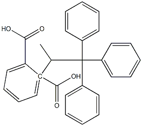 (-)-Phthalic acid hydrogen 1-[(S)-2,2,2-triphenyl-1-methylethyl] ester 구조식 이미지