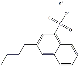 3-Butyl-1-naphthalenesulfonic acid potassium salt 구조식 이미지
